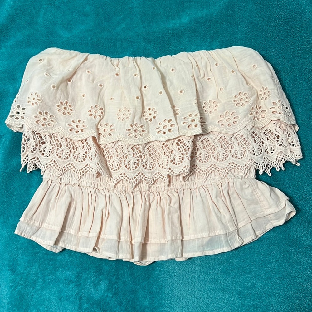 Strapless Crop Top